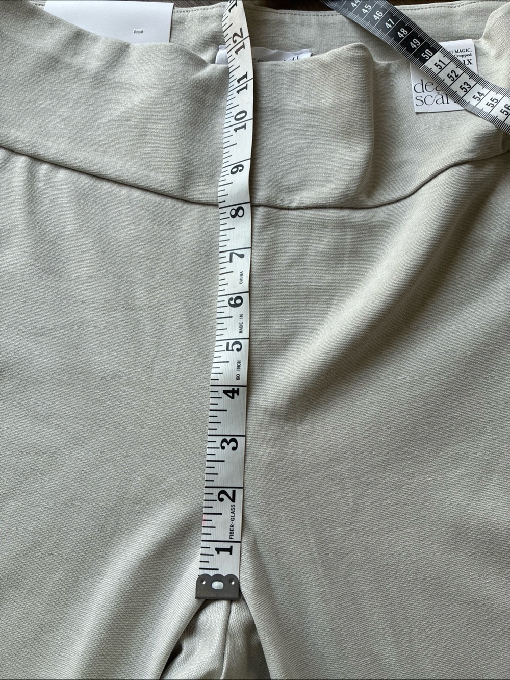Dear Scarlett Light Cream Cropped Pull-On Pants - Picture 5 of 6